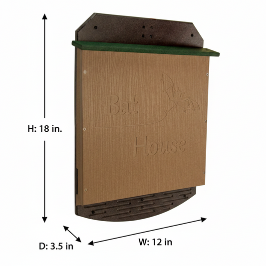 The 'Vanguard-100' Bat Box | JCS Wildlife Recycled Poly Single Chamber Habitat