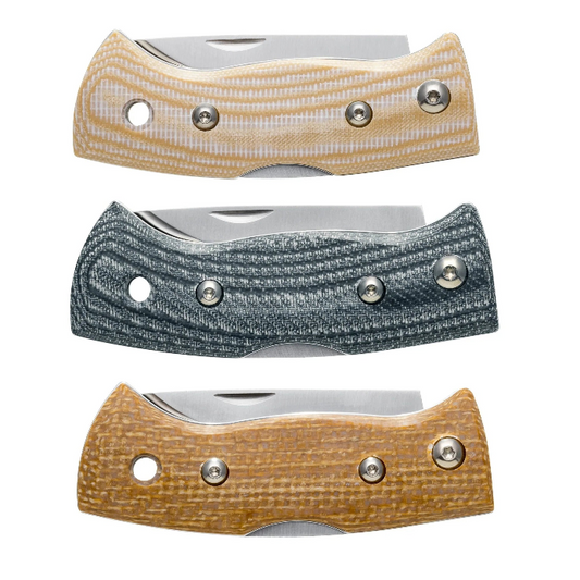 Helle Berget Micarta Lock-Back Folding Knife