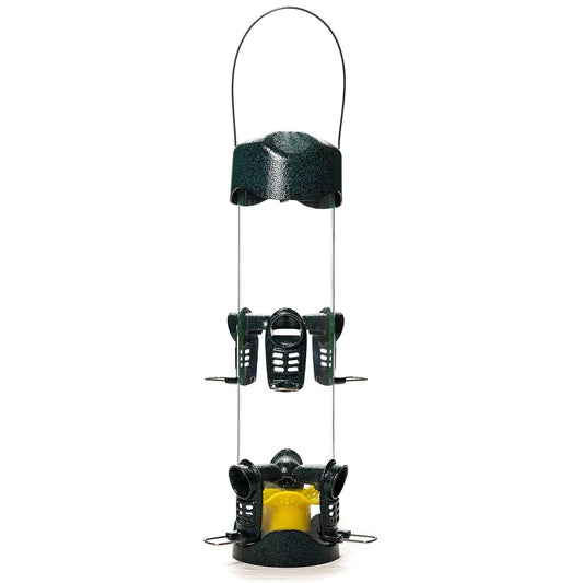 The 'Grandstand' Six-Port Tube Bird Feeder