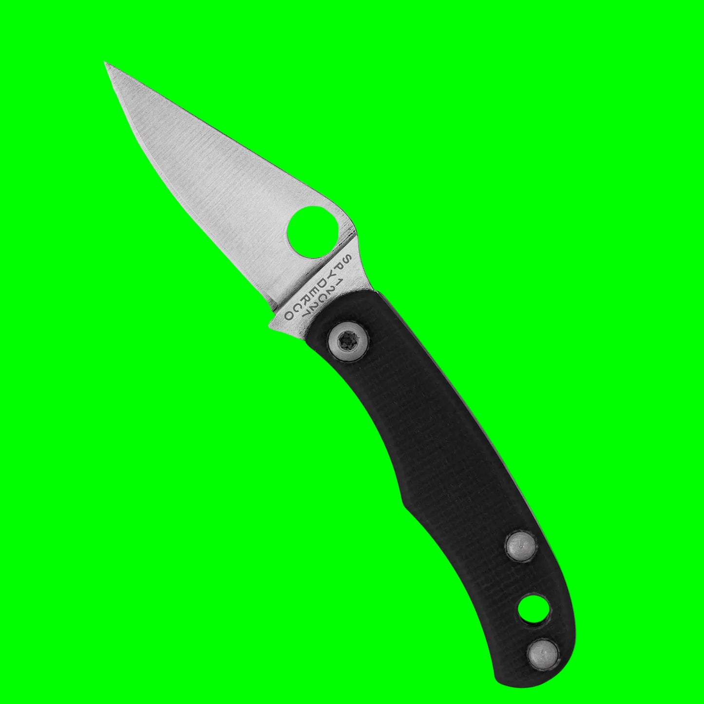 Spyderco Bug® G-10 Folding Knife | C133G | 12C27 Sandvik Steel | Keychain Slipjoint