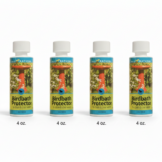 The “Basin Butler” Bird Bath Protector 4-Pack