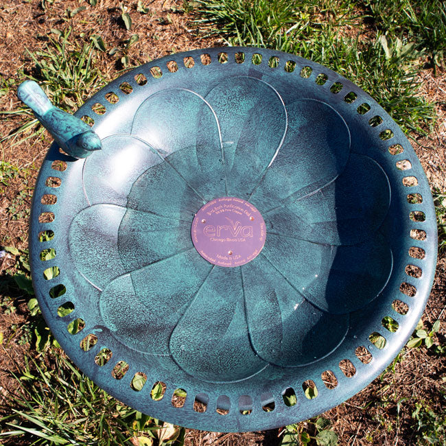 The 'Copper Stopper' Bird Bath Purification Discs | Erva Tool & Die Antimicrobial Copper Discs — 4-Pack