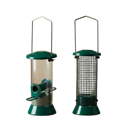 The 'First Perch' Seed & Nut Bird Feeder Set