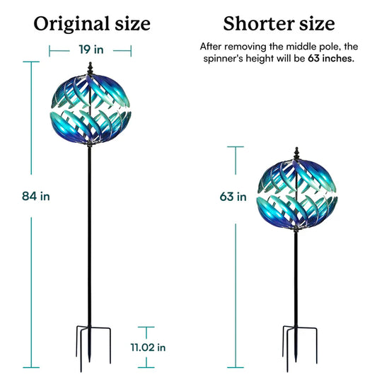 The 'Global Gradient' Kinetic Wind Spinner