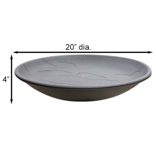 The "Perennial-Heat" Heated Bird Bath | 20-Inch Winter Bird Waterer | Heritage Farms