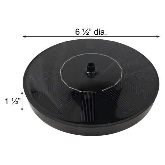 The “Quad Current” Solar Bird Bath Fountain Set