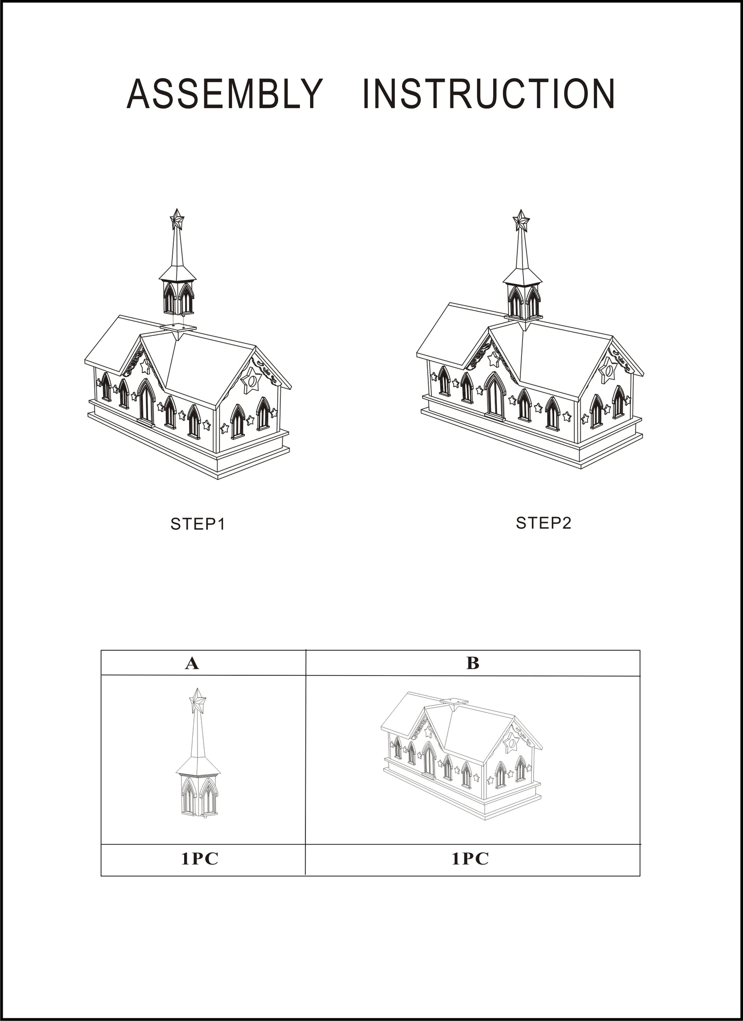 The “Lancaster Legacy” Star Barn Birdhouse
