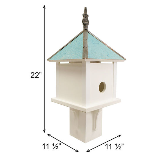 The ‘Villa de Verdigris’ Bluebird House