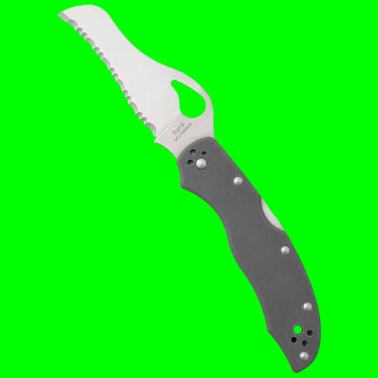 The 'Gooney Glesser' Folding Knife | Byrd by Spyderco Gooney Tri-Geometry Field Utility Instrument
