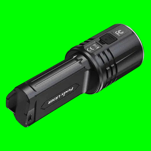 The 'Tractor Beam' White Laser Field Flashlight | Fenix LR36R 10,000-Lumen LEP Laser + LED Floodlight Hybrid