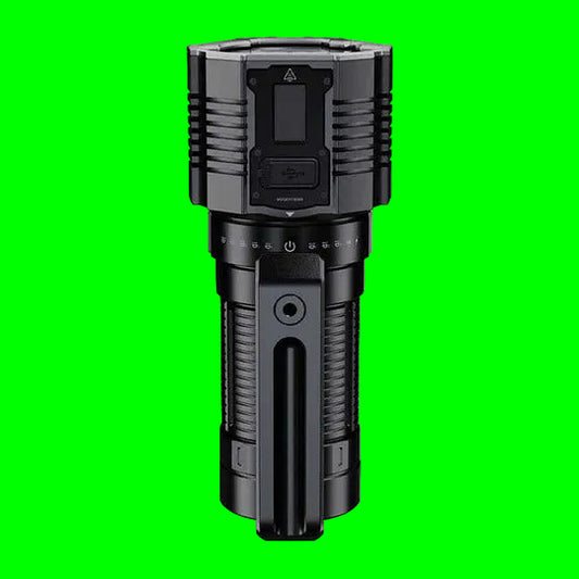 The 'Supernova' Search & Field Flashlight | Fenix LR60R 21,000-Lumen Dual-Mode Rotary Searchlight with OLED Display