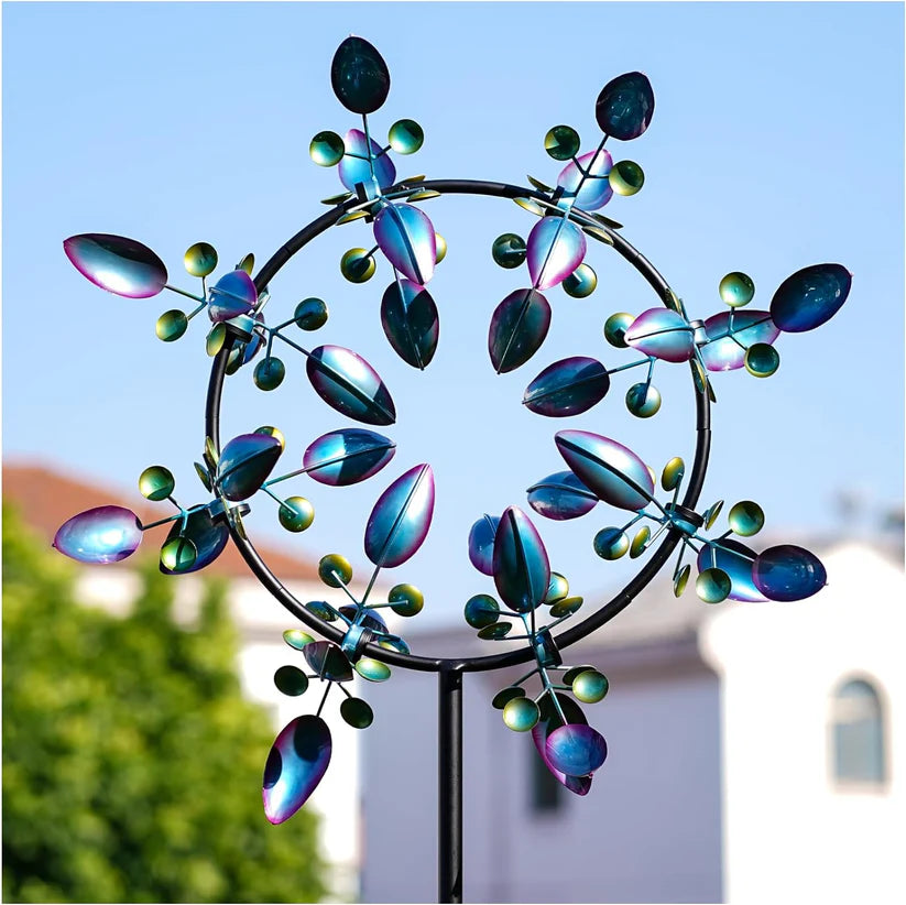 The Pearlescent Pirouetting Portal Kinetic Wind Spinner