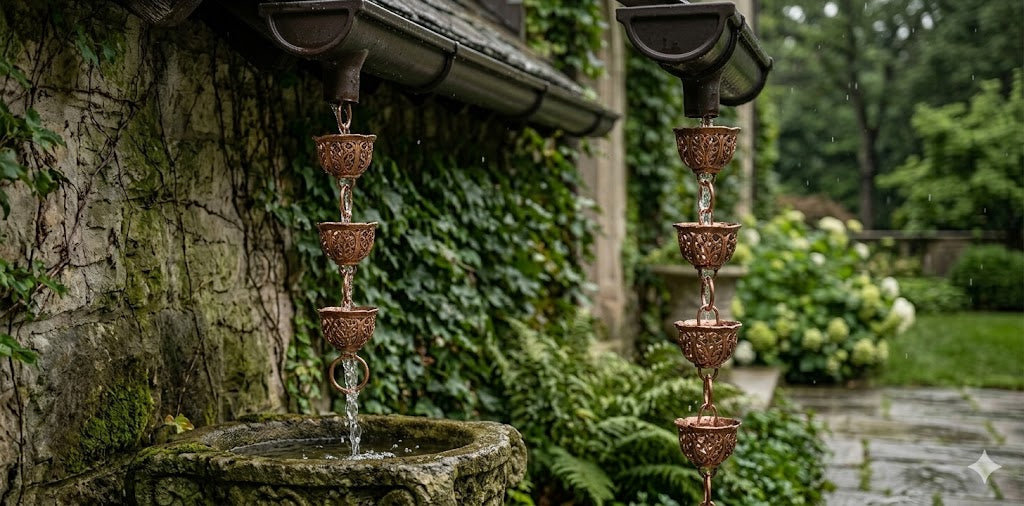 From Downspout to Design Statement: The Estate Owner's Guide to Artisan Rain Chains