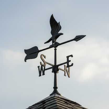The Eagle Accent Artisan Anchor | 24" Hand-Cast Aluminum Weathervane | Whitehall