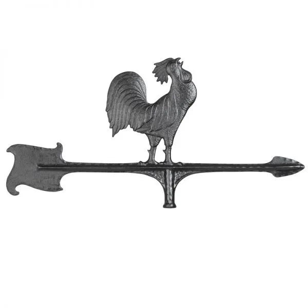 The Heritage Herald | 30" Hand-Cast Aluminum Rooster Weathervane | Whitehall