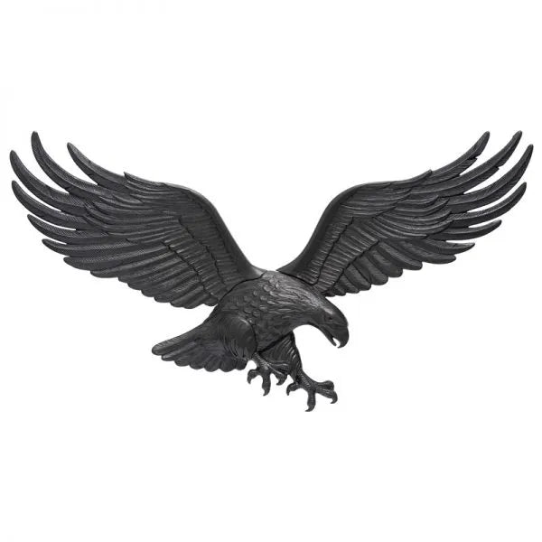 The Patriotic Sentinel Wall Anchor | 36" Hand-Cast Aluminum Eagle Wall Art | Whitehall