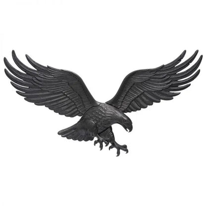 The Patriotic Sentinel Wall Anchor | 36" Hand-Cast Aluminum Eagle Wall Art | Whitehall