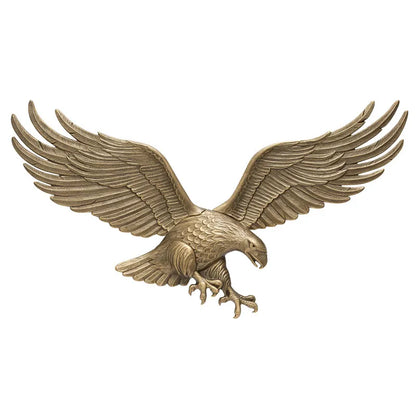 The Patriotic Sentinel Wall Anchor | 36" Hand-Cast Aluminum Eagle Wall Art | Whitehall