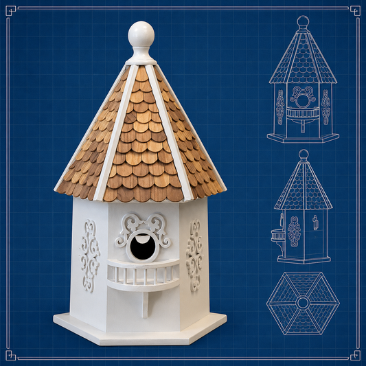 The “Storybook Spire” Castle Bird House