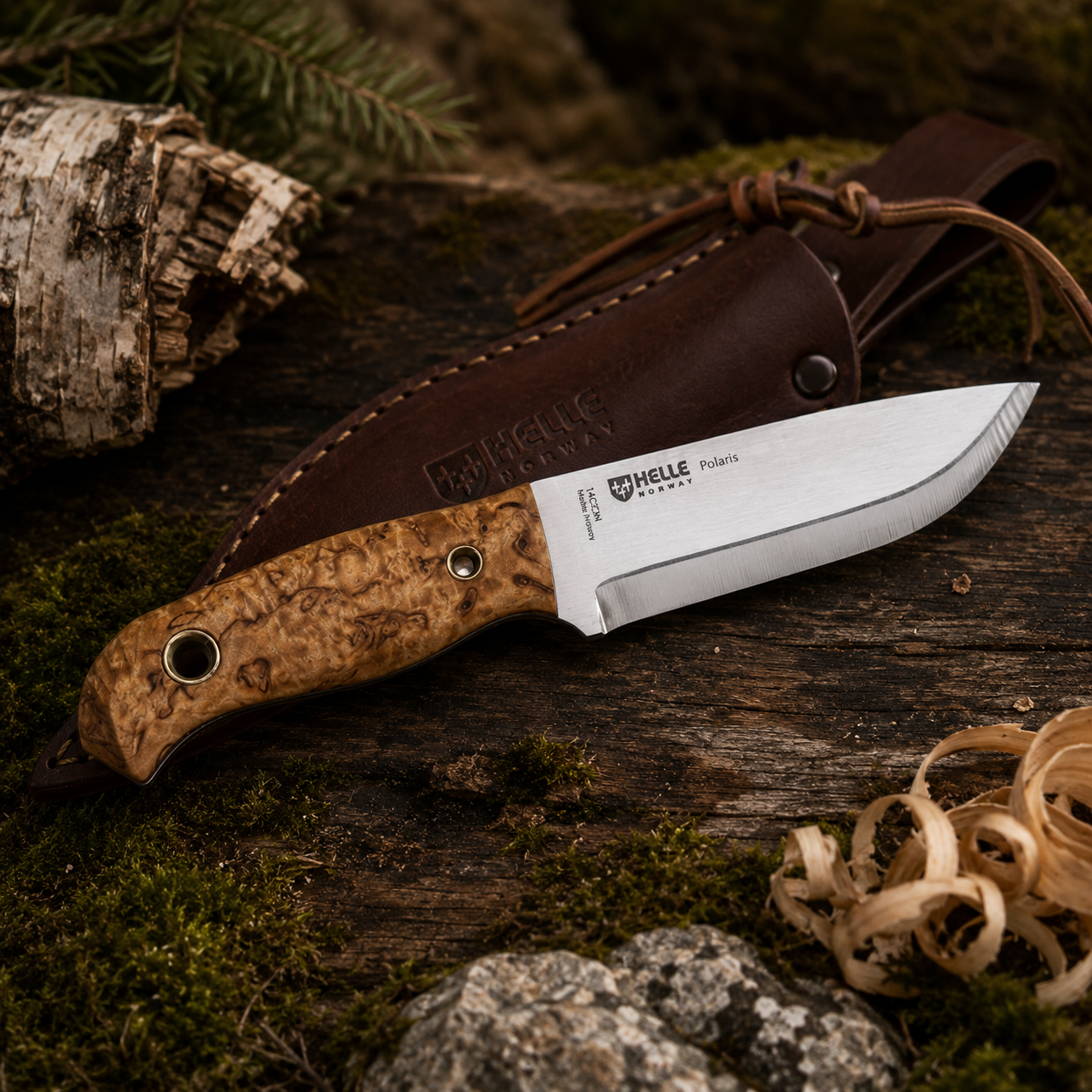Helle Polaris Compact Full-Tang Fixed-Blade Knife