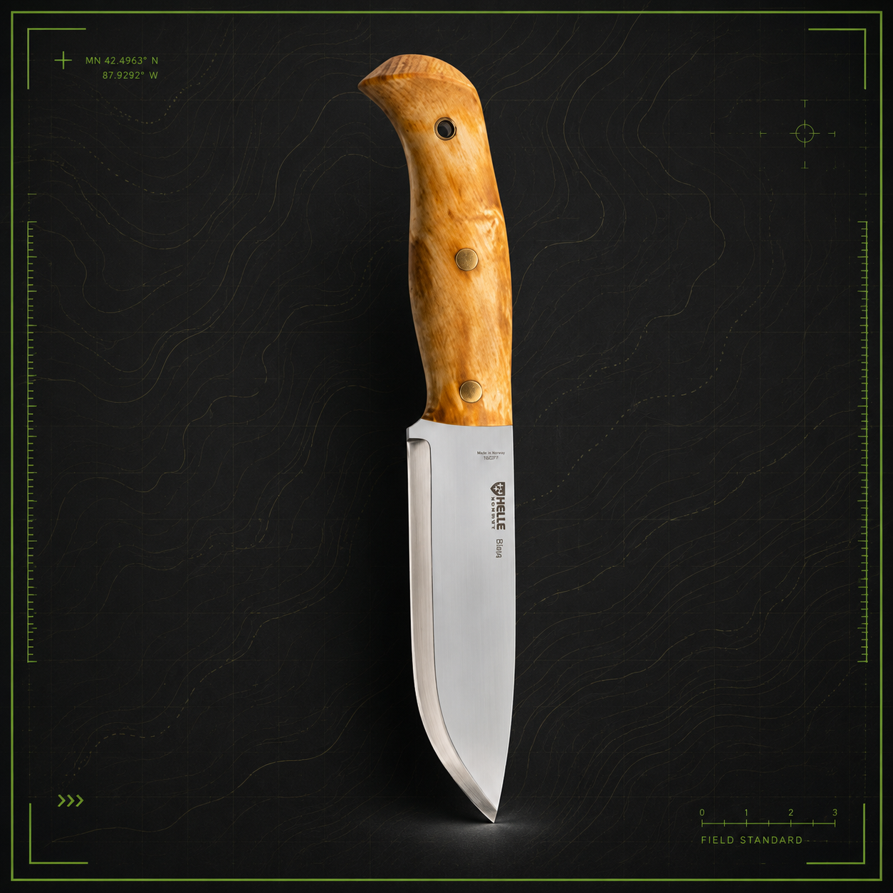 Helle Nord Fixed-Blade Knife | 14C28N or Sleipner Steel