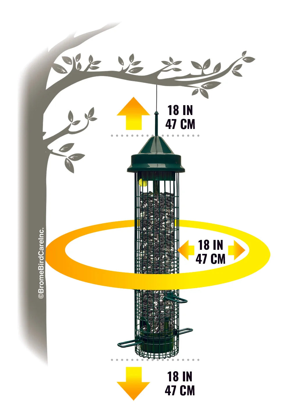 The 'Classic Guard' Squirrel-Proof Tube Feeder