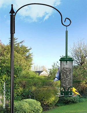 The "Full Restaurant" Squirrel-Buster Mini Bird Feeder | 4-Pack Quad-Horizon Suite | Brome