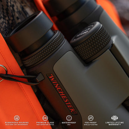 The 'Resolution Meridian' Hunting Binoculars | Winchester Supreme 10x42 HD Roof Prism Field Observation Optic