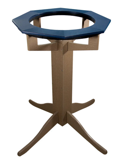 The 'Aqua-gon' Pedestal Bird Bath | 33-Inch Poly Bird Waterer