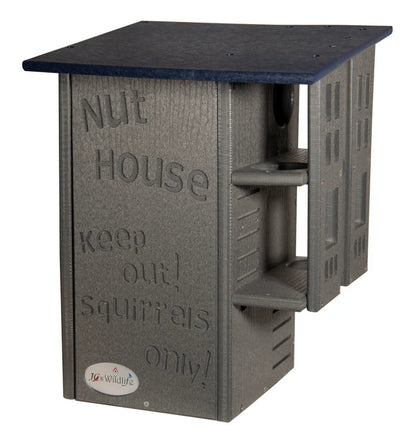 The "Poly-Summit" Nut House Citadel | Heavy-Duty Poly Squirrel Nesting Box | JCS Wildlife