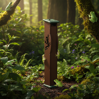 The Canopy Tree Frog Refuge | Slimline Hydration Pillar | JCS Wildlife