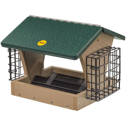 The 'Granivore' Hopper Bird Feeder | Birds Choice Recycled Poly Multi-Species Wildlife Station
