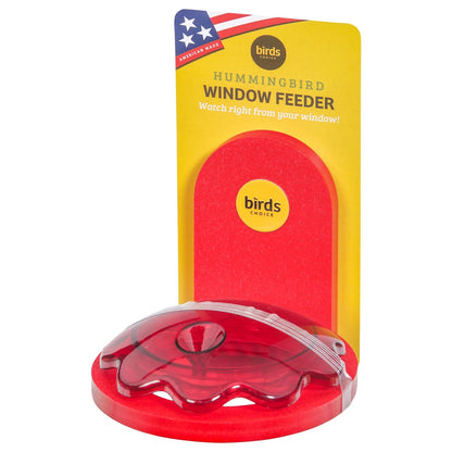 The "Aura-Six" Coordinated Window Perimeter Grid Hummingbird Feeders | 6-Unit Recycled Poly-Lumber Material | Birds Choice