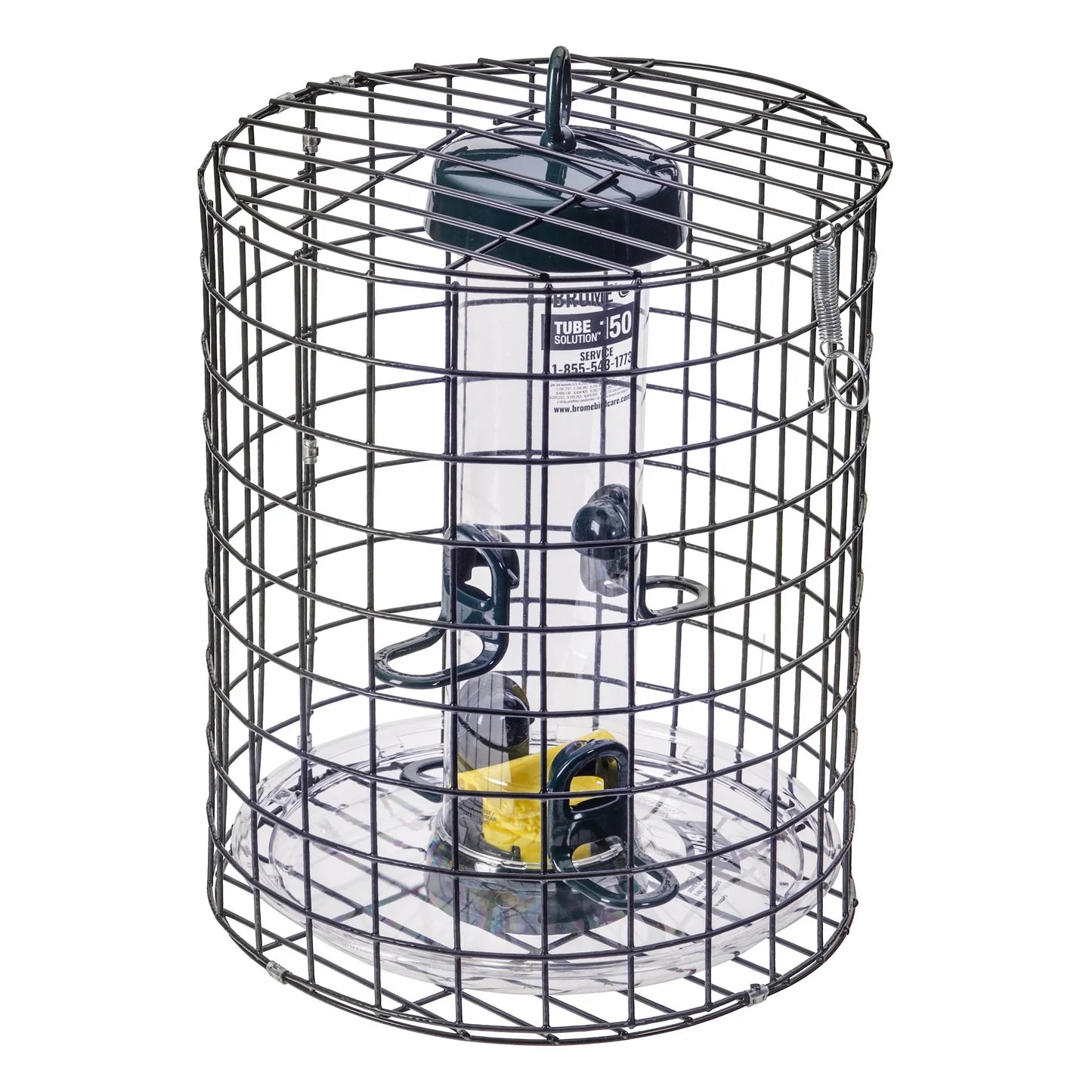The "Aegis-150" Caged Bird Feeder | 14-Inch Sanctuary Exclusion Station | Brome