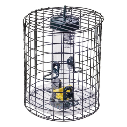 The "Aegis-150" Caged Bird Feeder | 14-Inch Sanctuary Exclusion Station | Brome