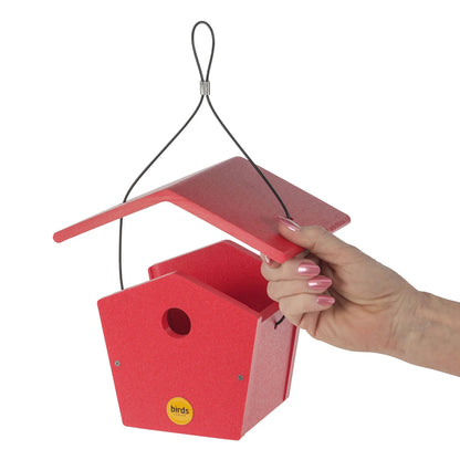 The "Twin-Home" Traditional Wren House | 2-Pack Hanging Chickadee Nesting Box | Birds Choice