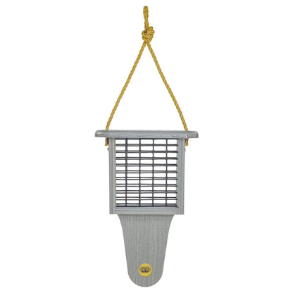 The 'Grange' Suet Feeder with Tail Prop | Birds Choice Recycled Poly Farmhouse Suet Station