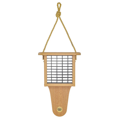 The 'Grange' Suet Feeder with Tail Prop | Birds Choice Recycled Poly Farmhouse Suet Station
