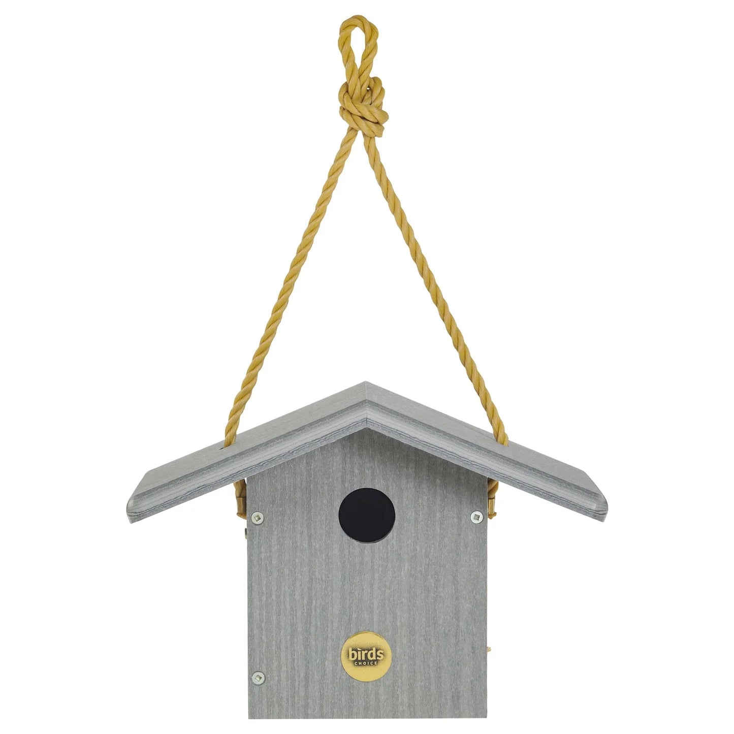 The "Twin-Home" Modern Farmhouse Wren House | 2-Pack Hanging Chickadee Nesting Box Bird House | Birds Choice