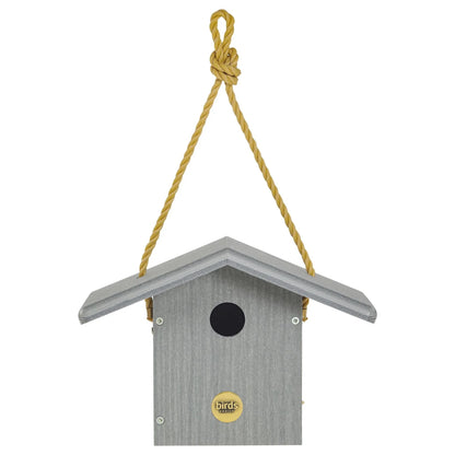 The "Twin-Home" Modern Farmhouse Wren House | 2-Pack Hanging Chickadee Nesting Box Bird House | Birds Choice
