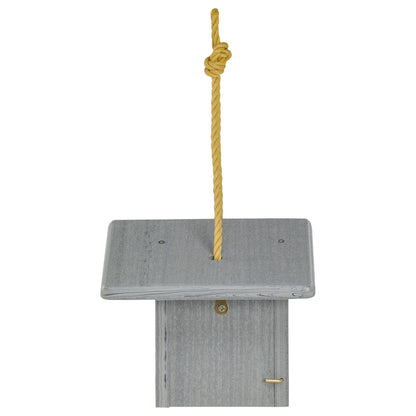 The "Twin-Home" Modern Farmhouse Wren House | 2-Pack Hanging Chickadee Nesting Box Bird House | Birds Choice