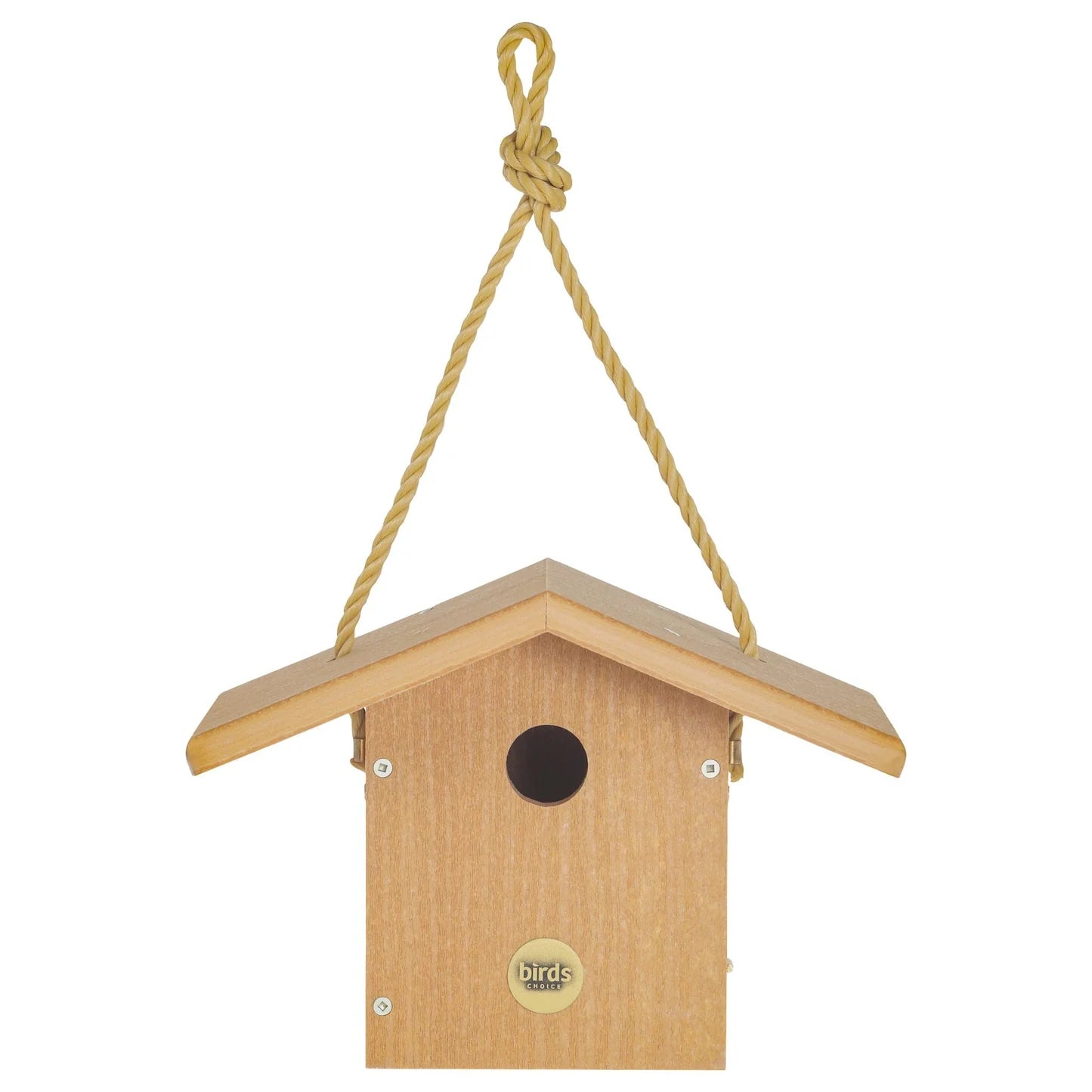 The "Twin-Home" Modern Farmhouse Wren House | 2-Pack Hanging Chickadee Nesting Box Bird House | Birds Choice