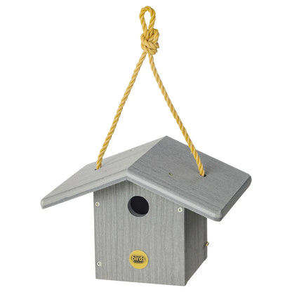 The "Twin-Home" Modern Farmhouse Wren House | 2-Pack Hanging Chickadee Nesting Box Bird House | Birds Choice