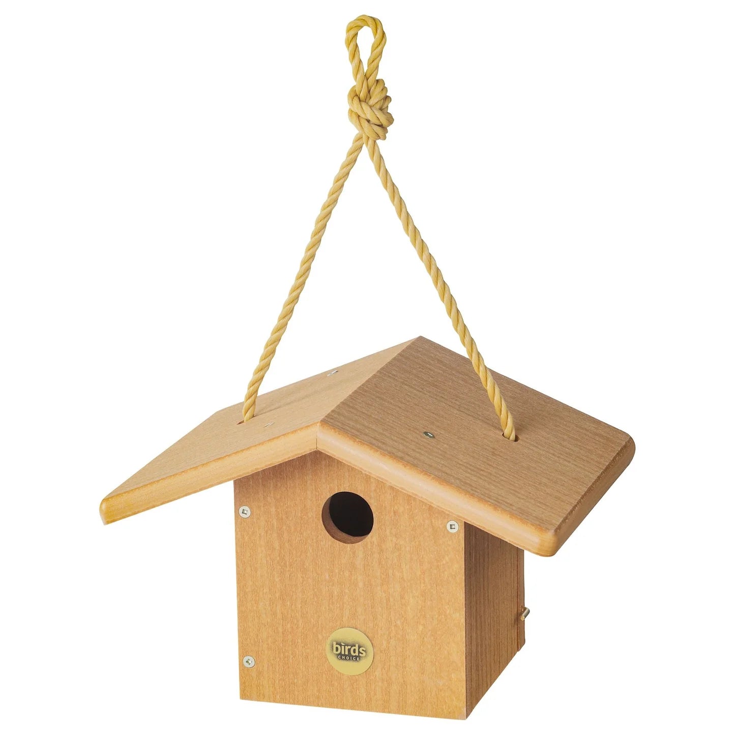 The "Twin-Home" Modern Farmhouse Wren House | 2-Pack Hanging Chickadee Nesting Box Bird House | Birds Choice