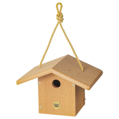 The "Twin-Home" Modern Farmhouse Wren House | 2-Pack Hanging Chickadee Nesting Box Bird House | Birds Choice