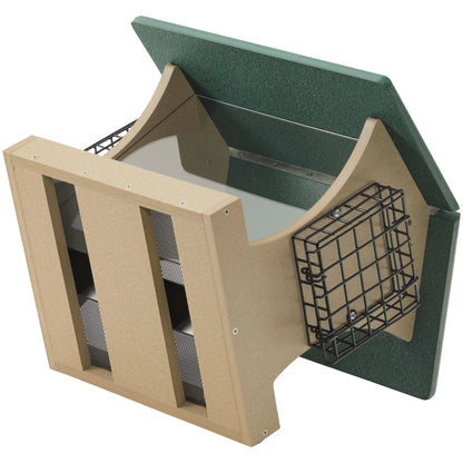 The 'Granivore' Hopper Bird Feeder | Birds Choice Recycled Poly Multi-Species Wildlife Station