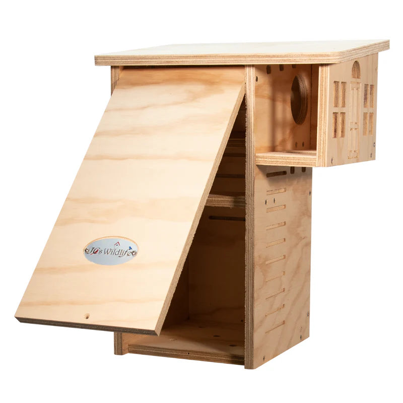 The "Apex Arbor" Sentry | Baffle-Protected Squirrel Nesting Box | JCS Wildlife