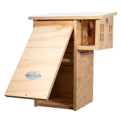 The "Apex Arbor" Sentry | Baffle-Protected Squirrel Nesting Box | JCS Wildlife