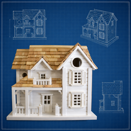 The “Cloud Gate” Cottage Bird House