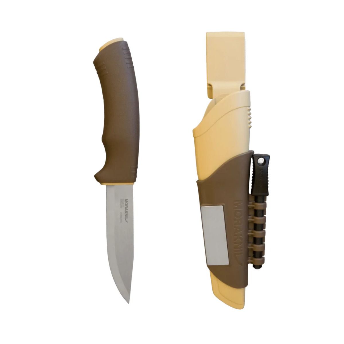Morakniv Bushcraft Survival Knife with Ferro Rod & Sharpener